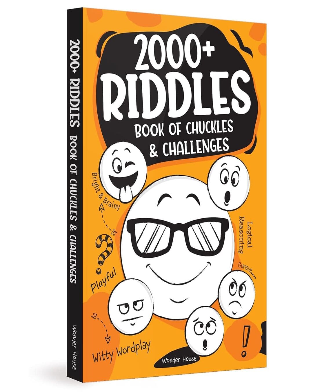 2000+ Riddles Book Of Chuckles & Challenges by Wonder House Books [Paperback]