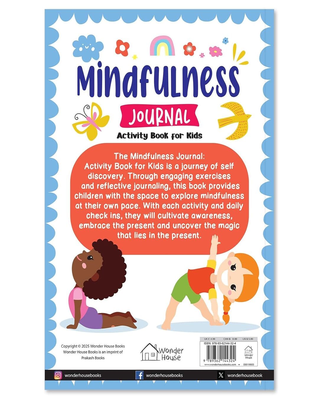 Mindfulness Journal Activity Book For Kids by Kaveri Mehta [Paperback]