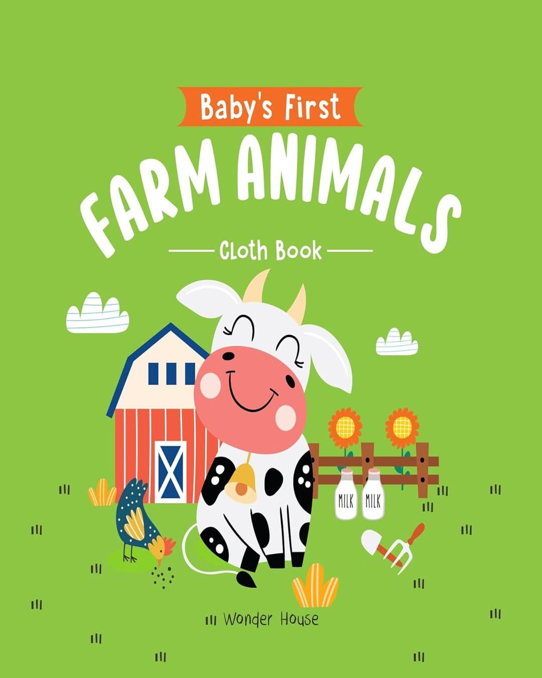 Farm Animals Cloth Book by Wonder House Books [Cloth Book]