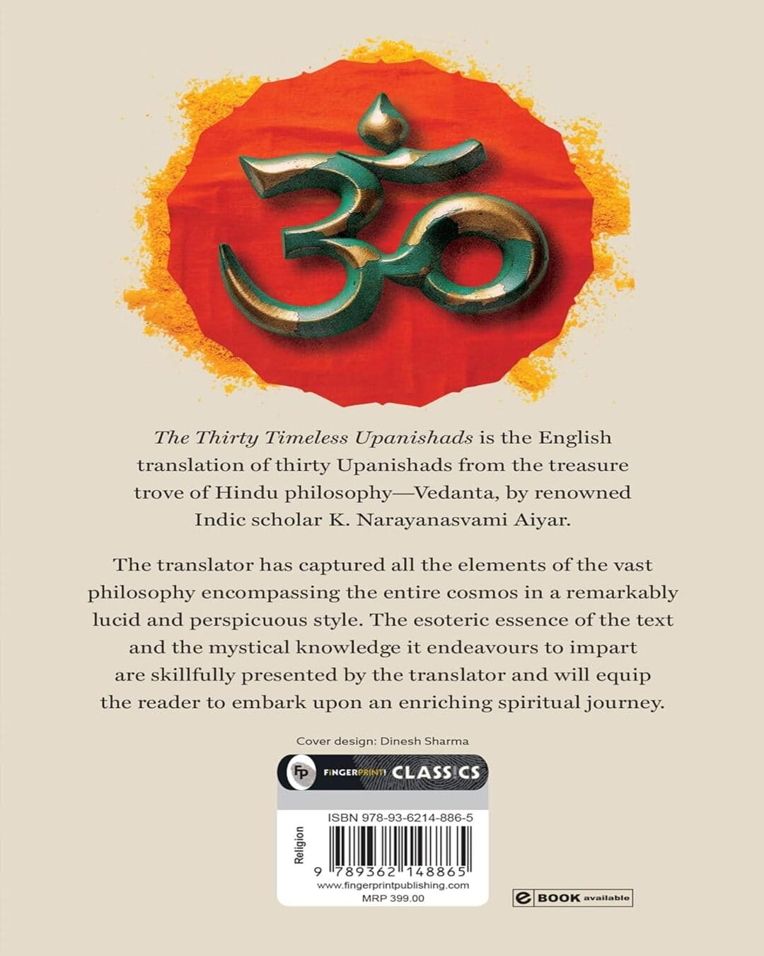 Thirty Timeless Upanishads by K Rayanaswami Aiyer [Paperback]