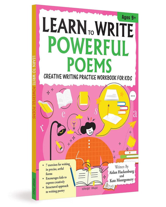 Learn To Write Powerful Poems by Aidan Hackenburg & Kate Montgomery [Paperback]
