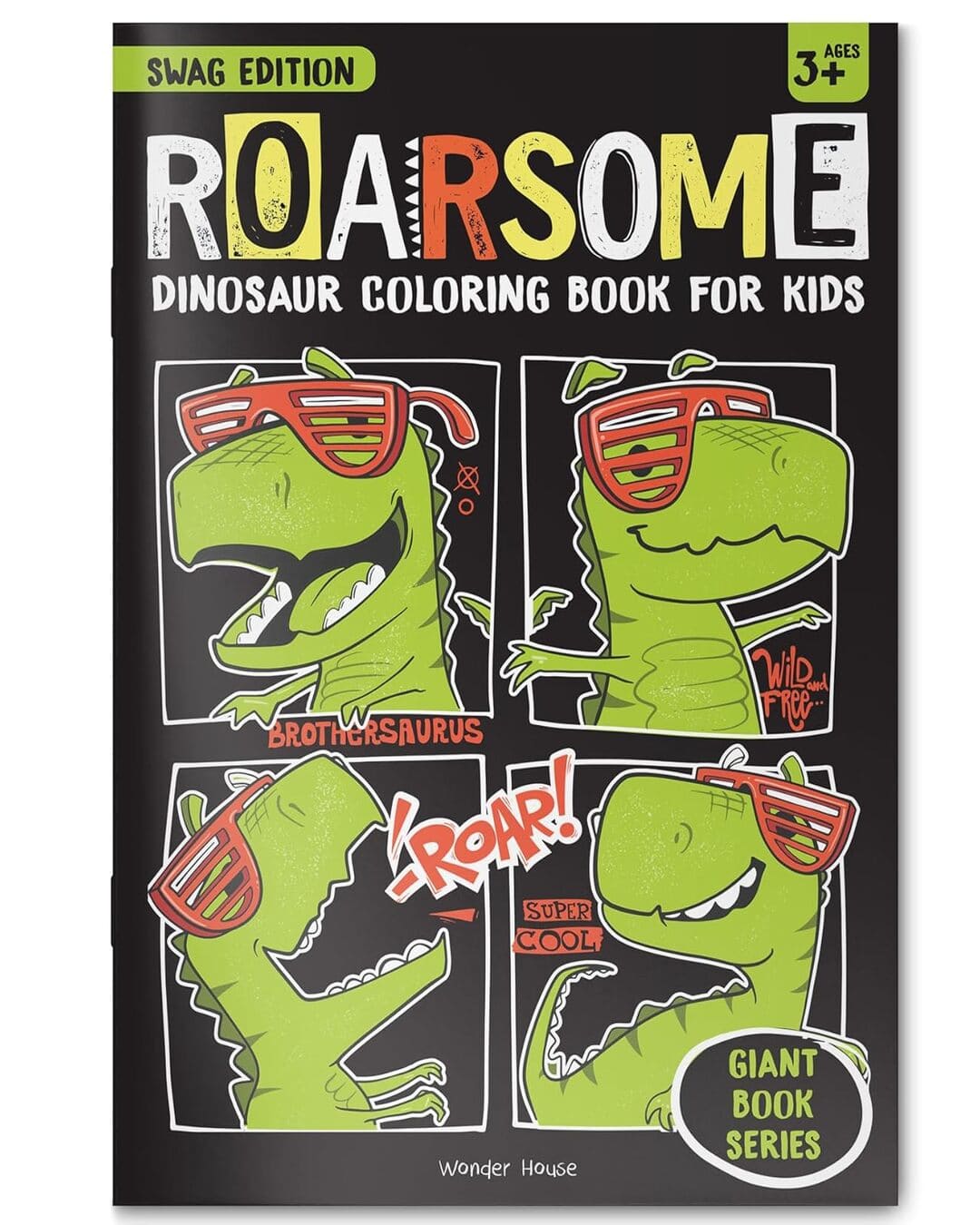 Roarsome Giant Coloring Book For Kids by Wonder House Books [Paperback]