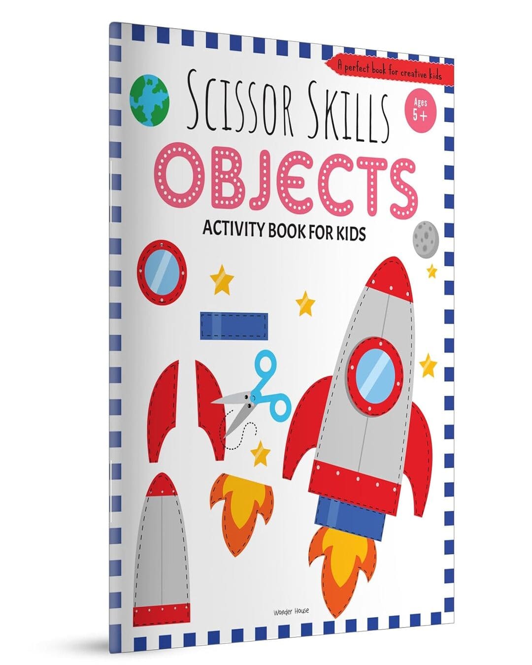 Scissor Skills: Objects (Activity Book For Kids) by Wonder House [Paperback]