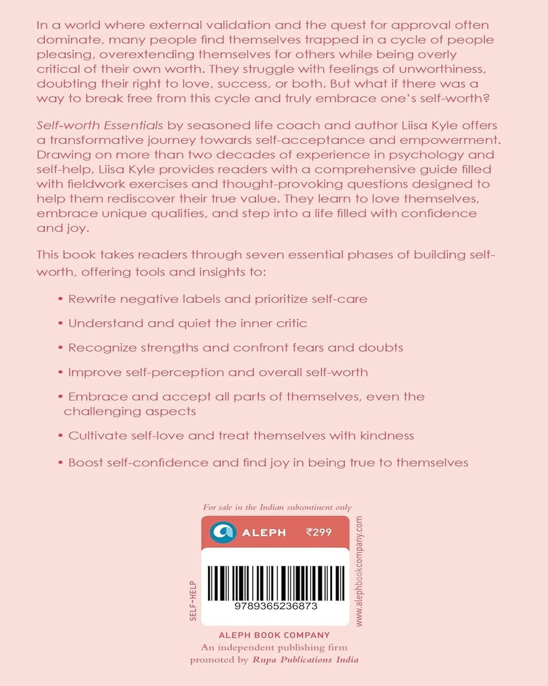 Self Worth Essentials by Liisa Kyle PhD [Hardcover]