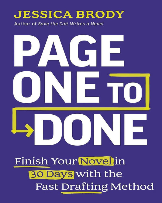 Page One To Done by Brody Jessica [Paperback]
