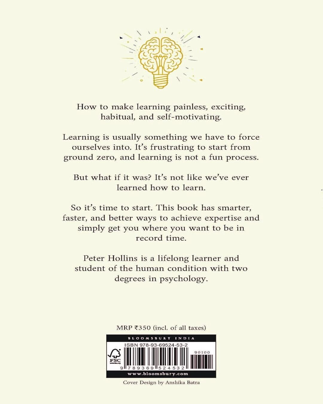 The Science Of Accelerated Learning by Peter Hollins [Paperback]
