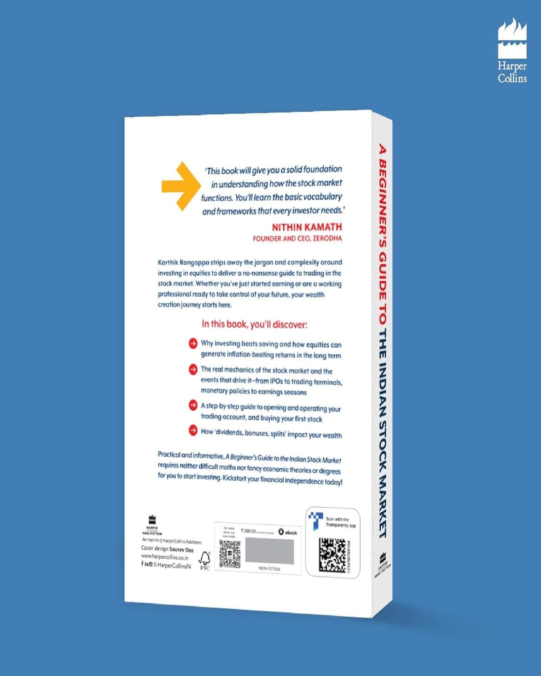 A Beginners Guide to the Indian Stock Market by Karthik Rangappa [Paperback]