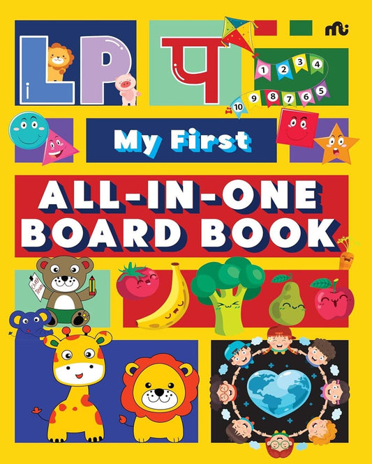 My First All-In-One Board Book (English-Hindi) [Board book]