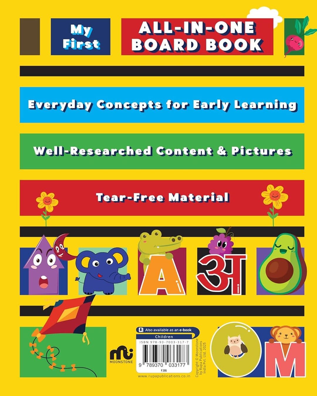 My First All-In-One Board Book (English-Hindi) [Board book]
