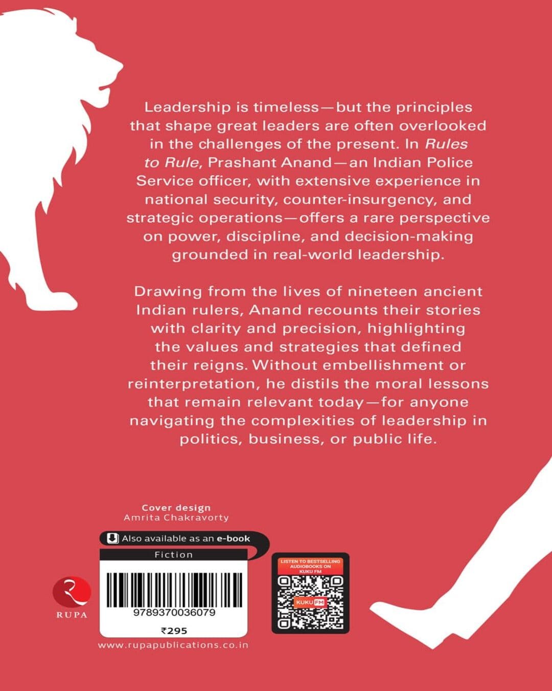 Rules To Rule: Ancient History, Modern Lessons by Prashant Anand [Paperback]