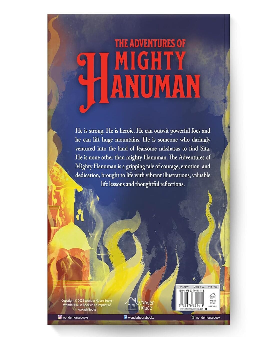 The Adventures Of Mighty Hanuman For Children by Gauranga Darshan [Hardcover]