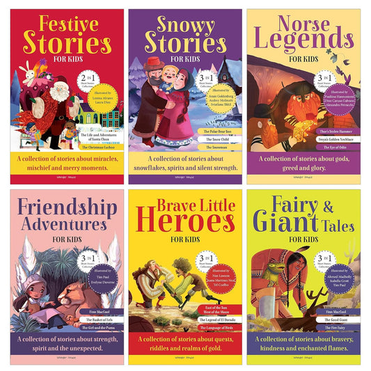 A Collection Of Stories About Friendship And Adventures (Pack Of 6 Books) Batch 2 by Wonder House Books []