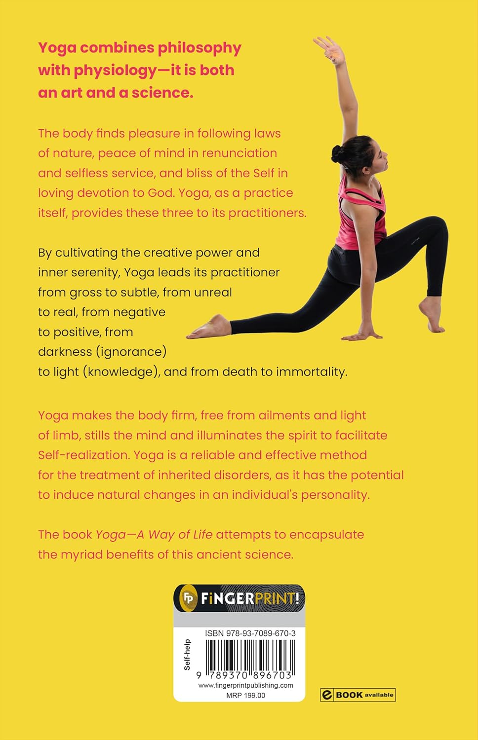 Yoga: A Way Of Life by Acharya Yatendra [Paperback]