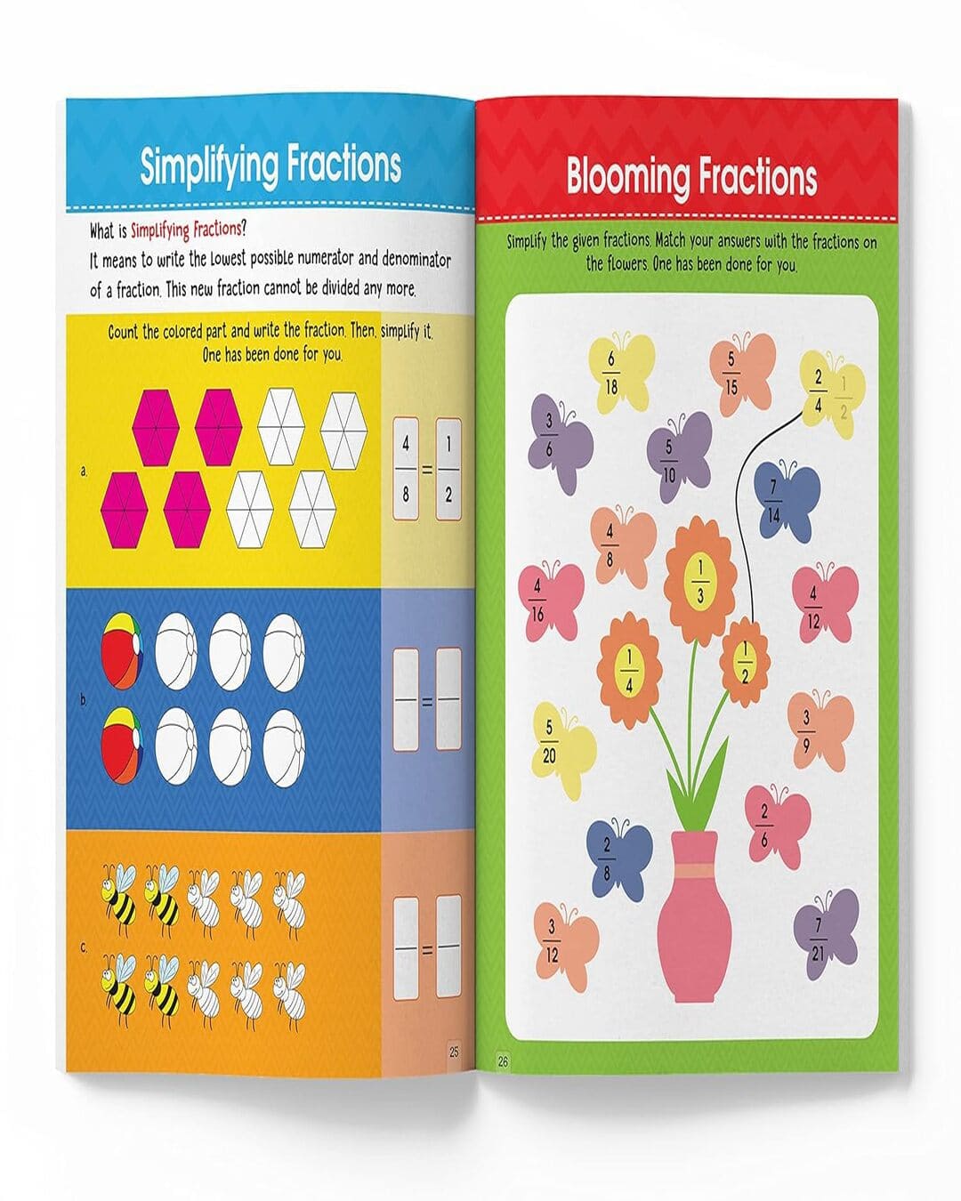Math Activity Books Bundle 2- Multiply /Fraction /Addition - Pack Of 3 Book by Wonder Hosue [Paperback]