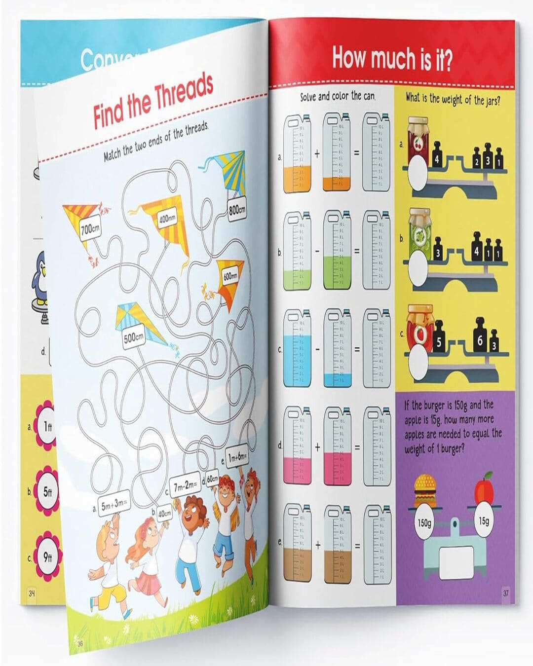 Math Activity Books Bundle 3-Measurement /Data Handling/Money And Word Problem -Pack Of 3 Book by Wonder Hosue [Paperback]