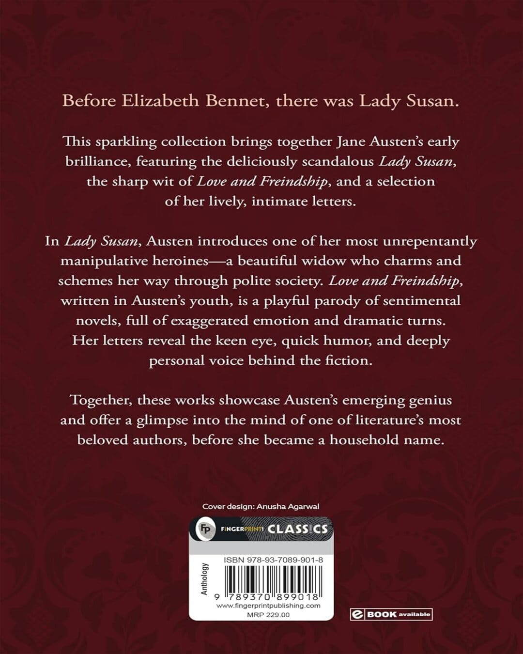 Lady Susan and Other Selected Works by Jane Austen [Paperback]