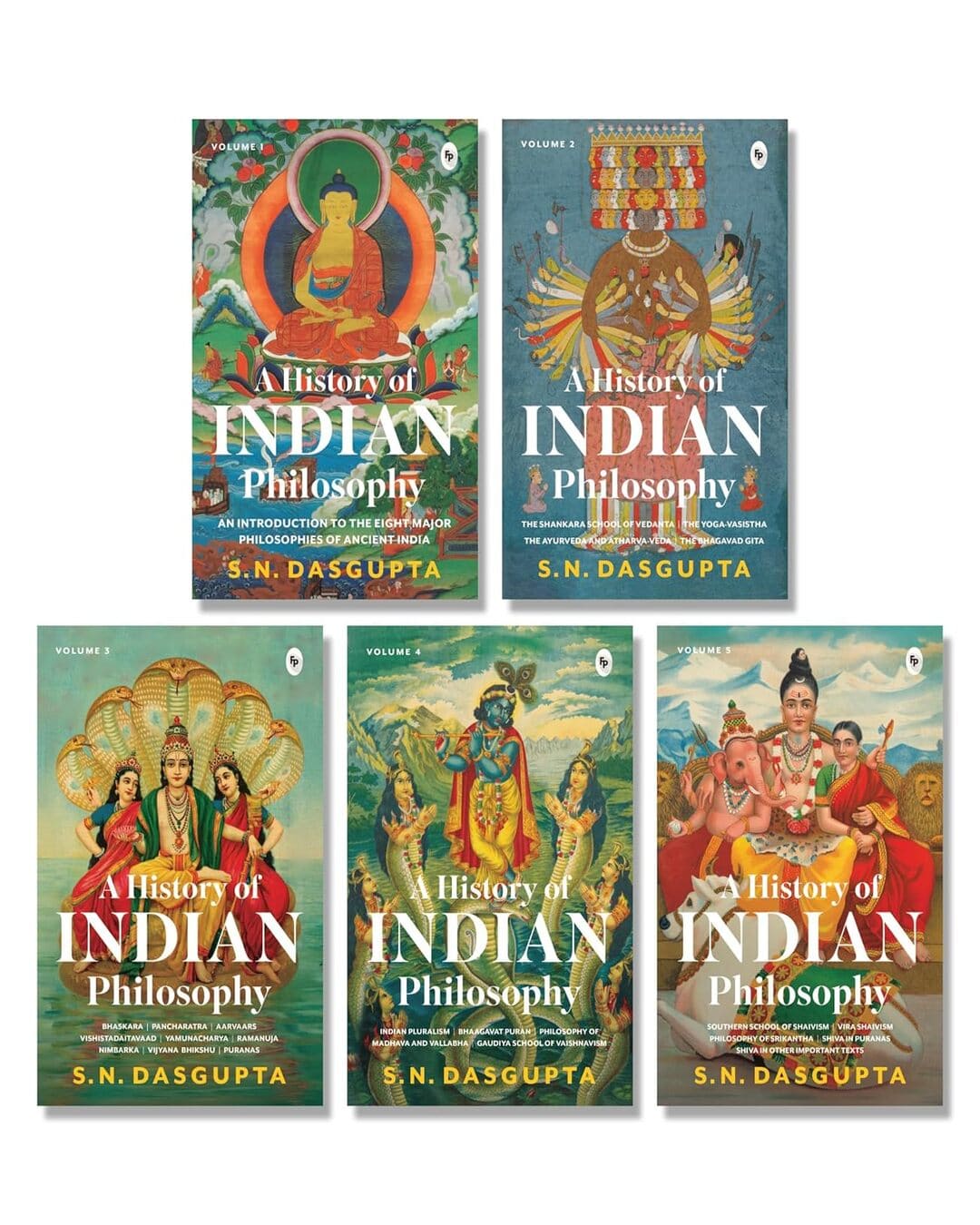 A History Of Indian Philosophy Volume Boxed Set (Set Of 5 Books) by S.N. Dasgupta [Box Set]