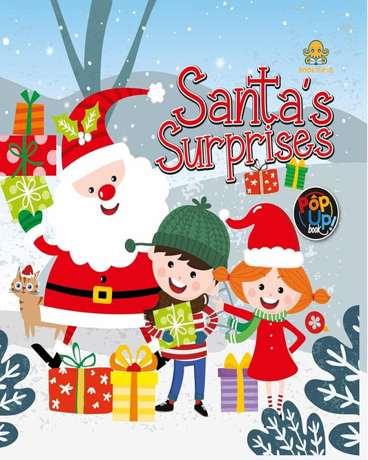 Santas Surprises (Pop-Up Book) by Booktopus [Board Book]