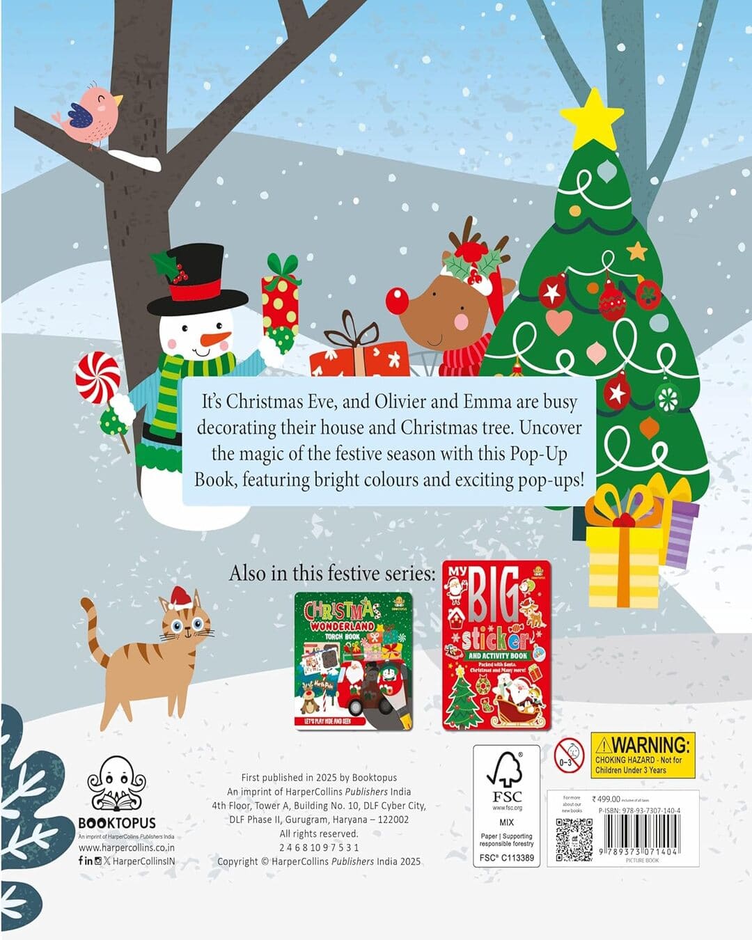 Santas Surprises (Pop-Up Book) by Booktopus [Board Book]