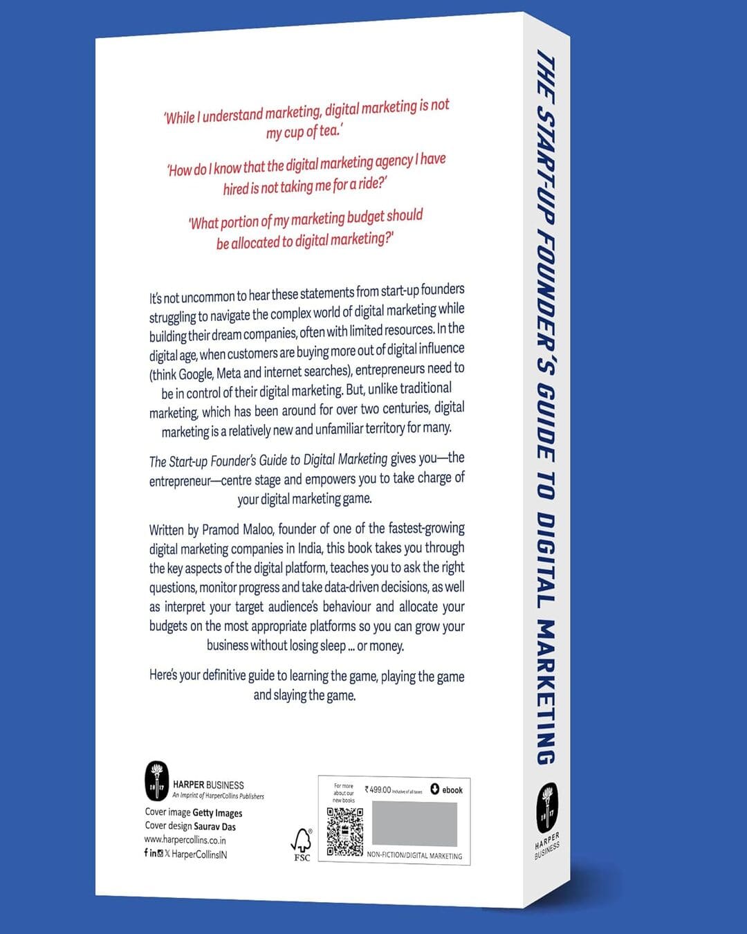 The Start-Up Founders Guide To Digital Marketing by Pramod Maloo [Hardcover]
