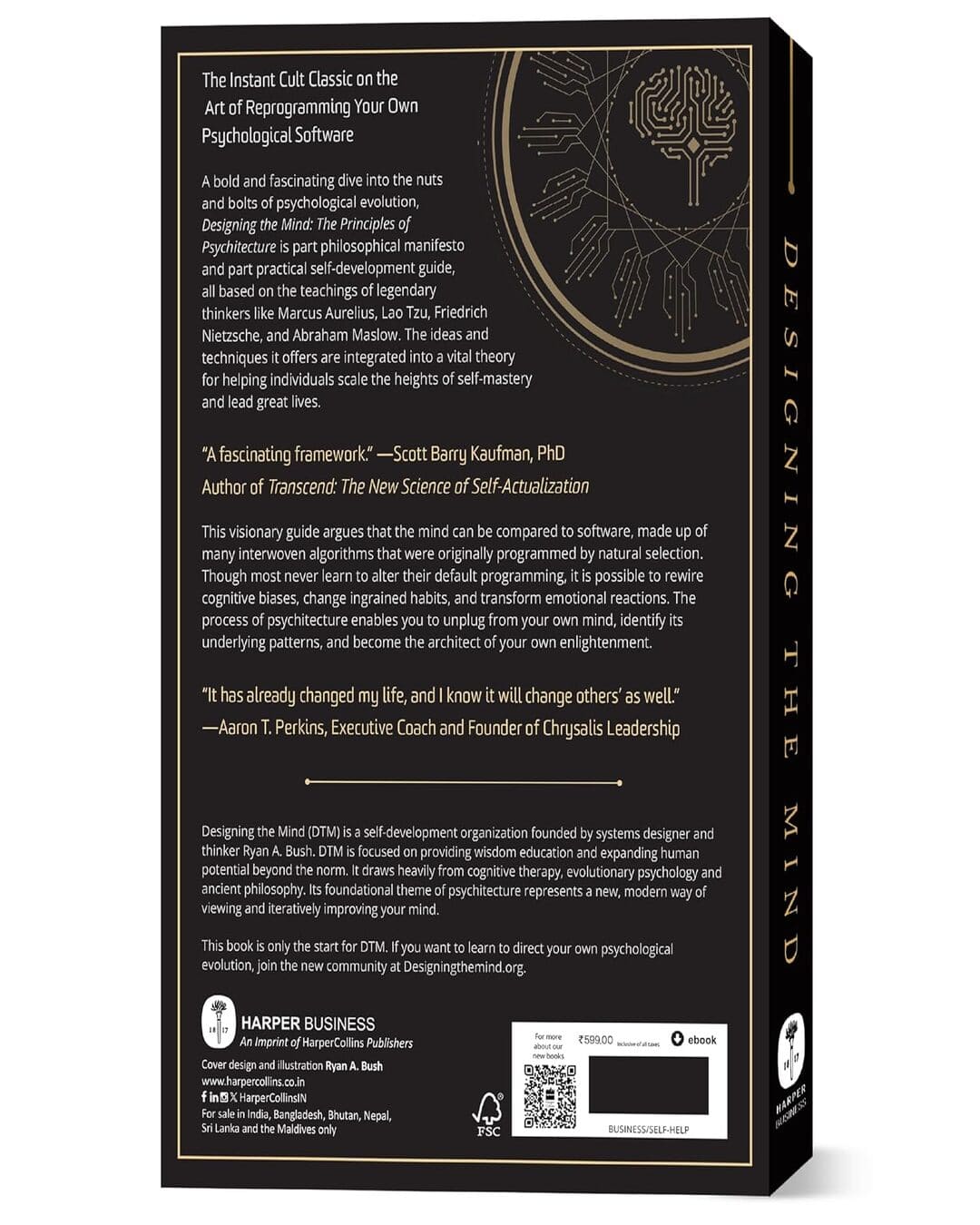 Designing The Mind: The Principles of Psychitecture by Ryan Bush [Paperback]