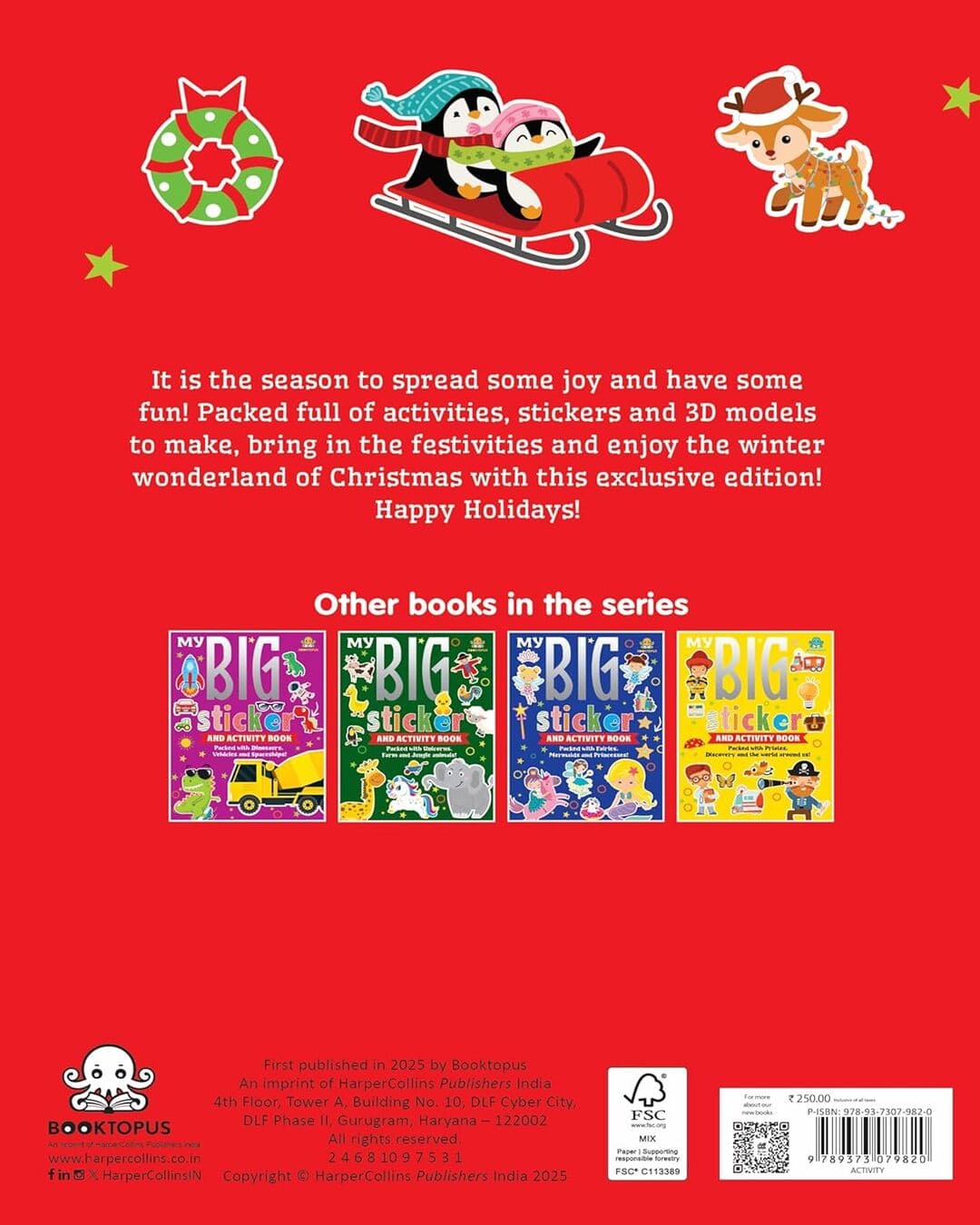 My Big Sticker And Activity Book by Booktopus [Paperback]