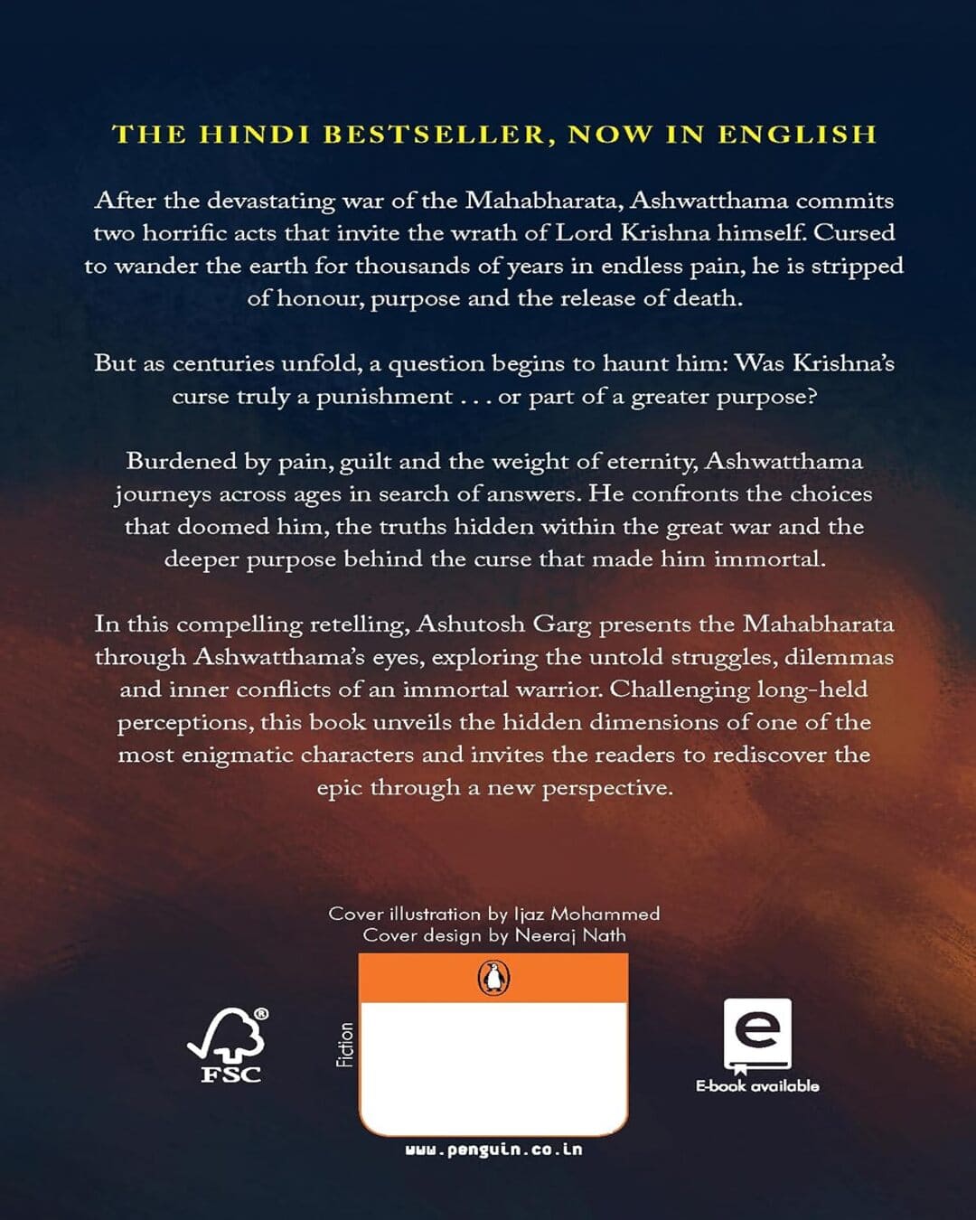 Ashwatthama: The Immortal Warrior by Ashutosh Garg [Paperback]
