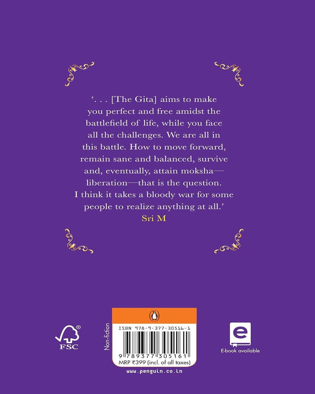 the-18-steps-conversations-on-the-bhagavad-gita-sri-m-with-mohini-kent-penguin-random-house
