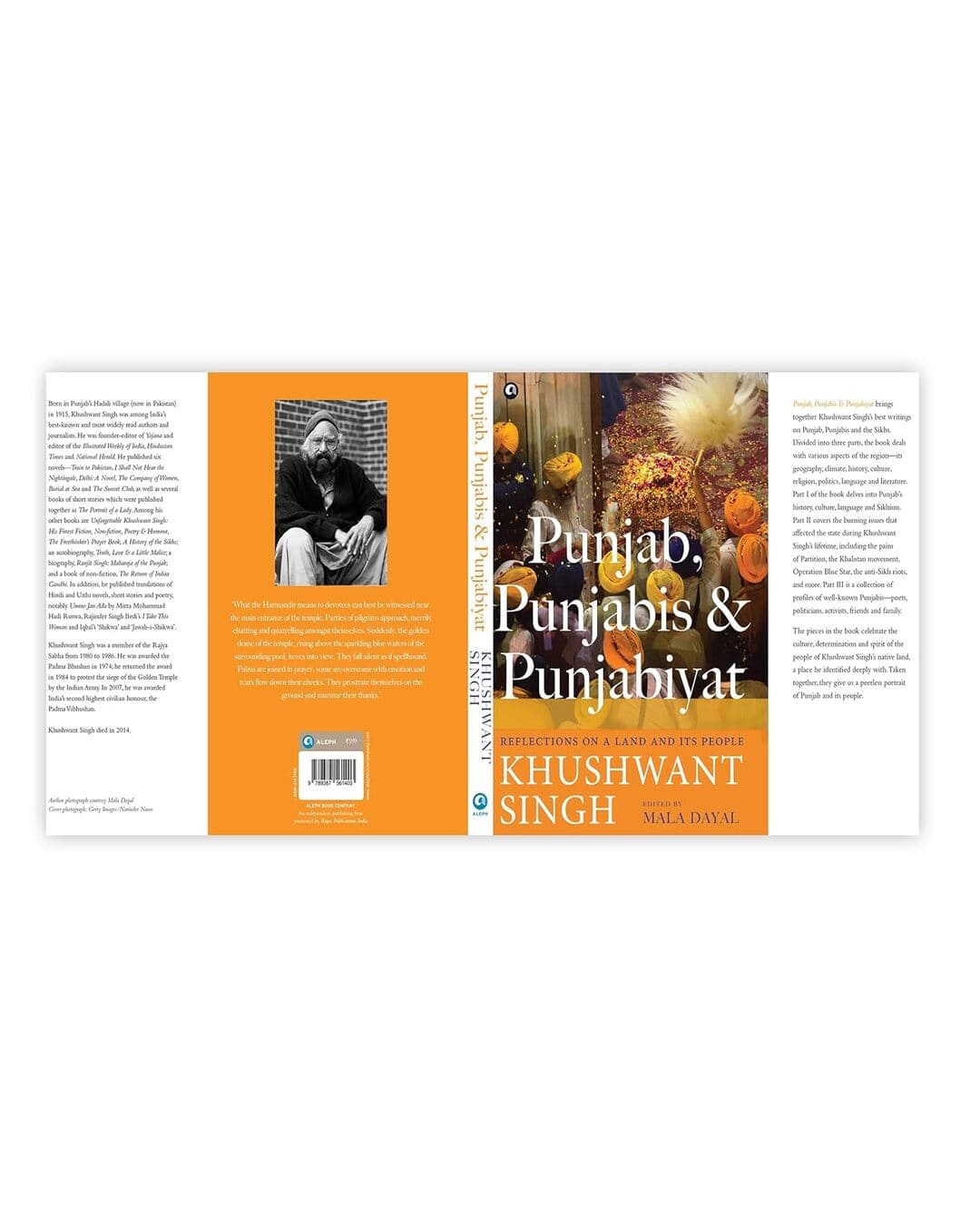Punjab, Punjabis and Punjabiyat Khushwant Singh [Hardcover]