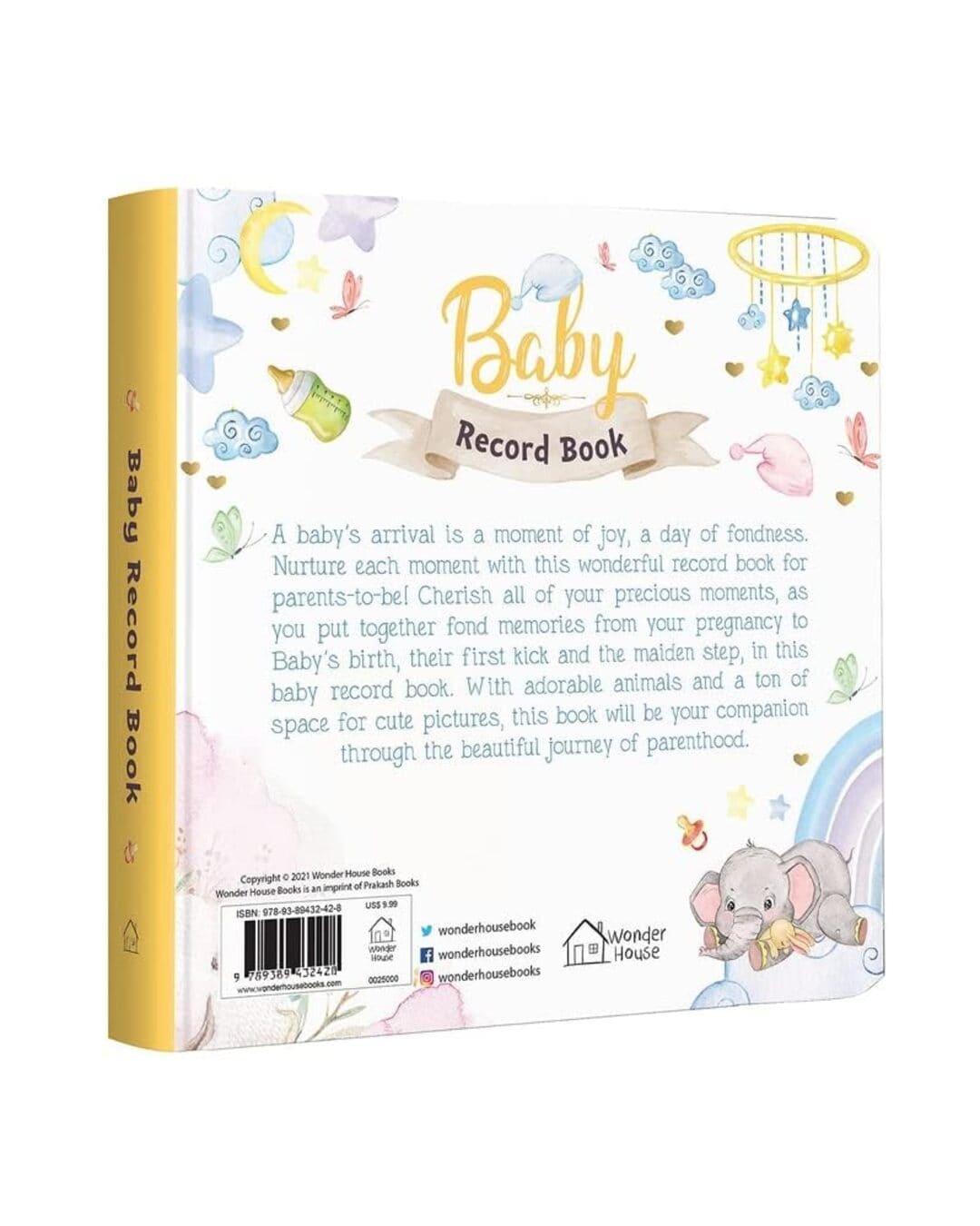 Baby Record Book : Newborn Journal For Boys And Girls To Cherish Memories And Milestones (Ideal Gift For Expecting Parents and Baby Shower) [Hardcover]