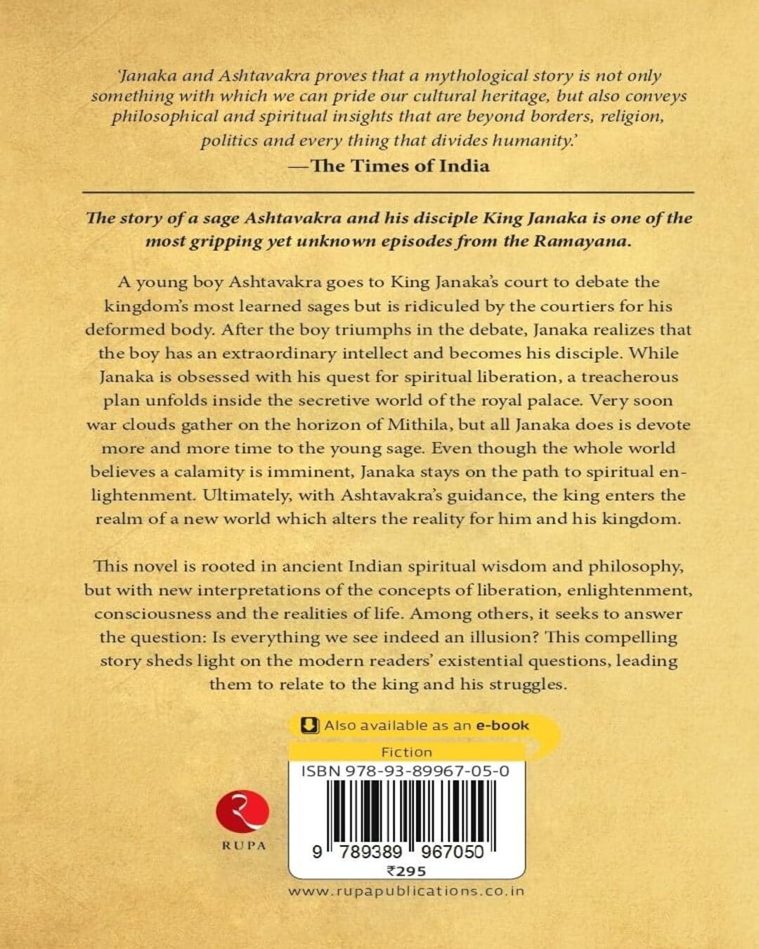 Janaka And Ashtavakra A Journey Beyond by Ashraf Karayath [Paperback]