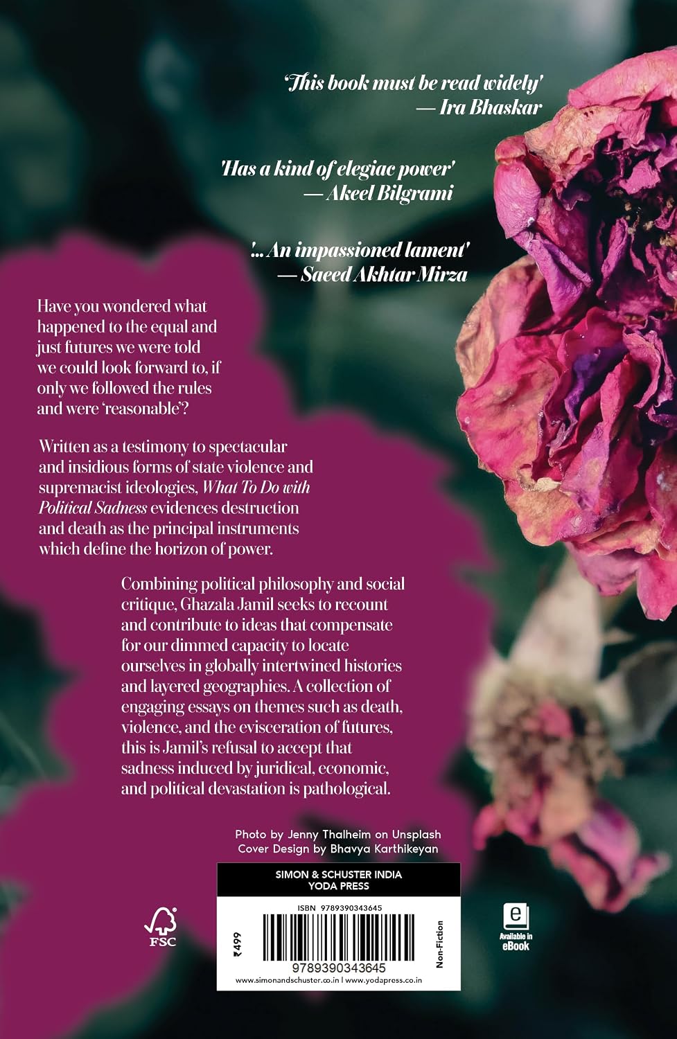What To Do With Political Sadness by Hazala Jamil [Paperback]