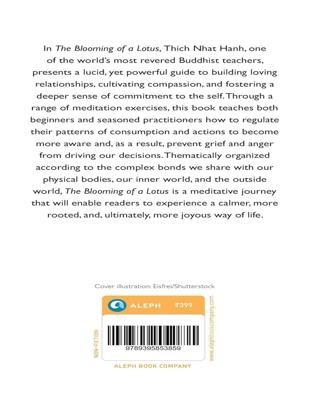 The Blooming of A Lotus : Essential Guided Meditations for Mindfulness, Healing, and Transformation by Thich Nhat Hanh [Paperback]