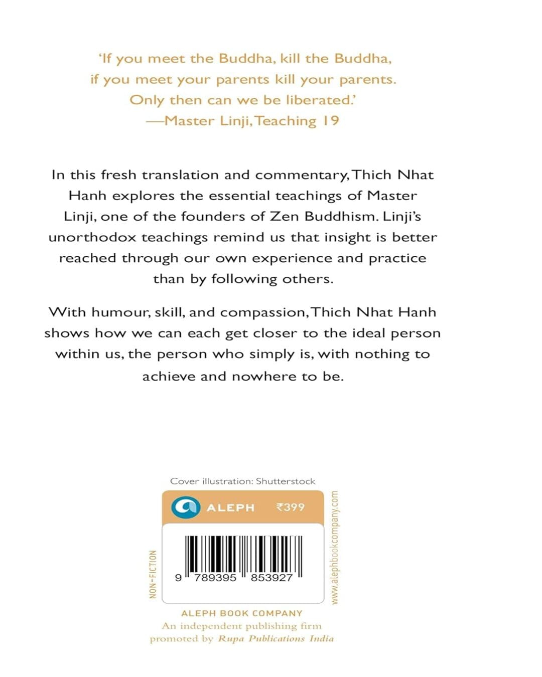 Nothing to Do, Nowhere to Go: Waking Up to Who You Are by Thich Nhat Hanh [Paperback]