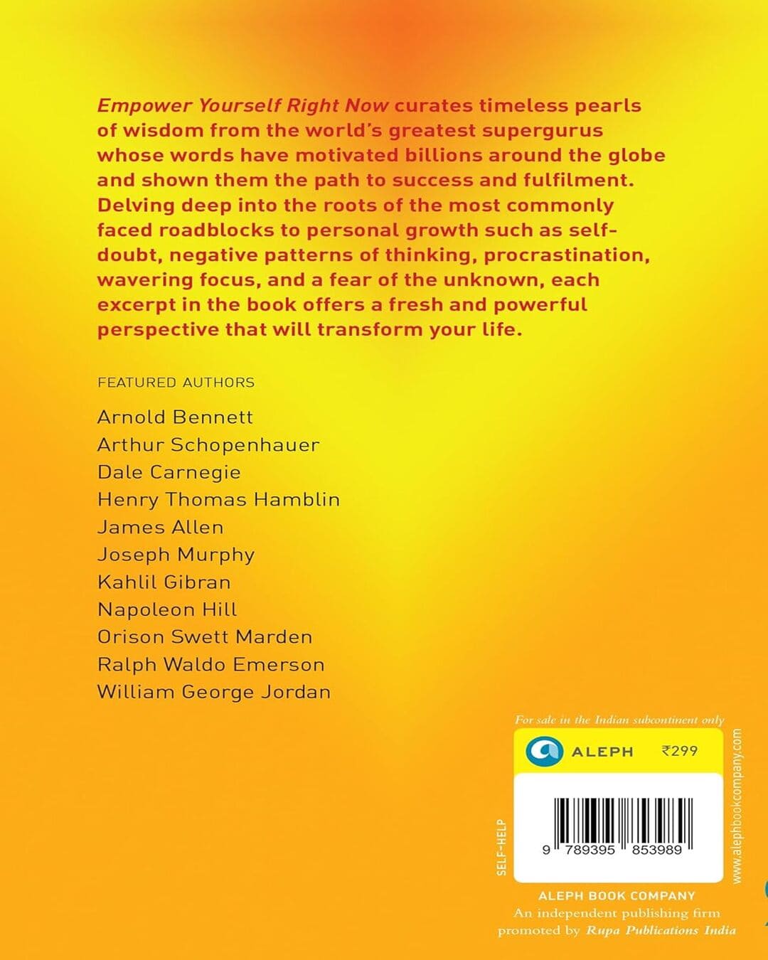 Empower Yourself Right Now: A Masterclass from the Supergurus [Paperback]