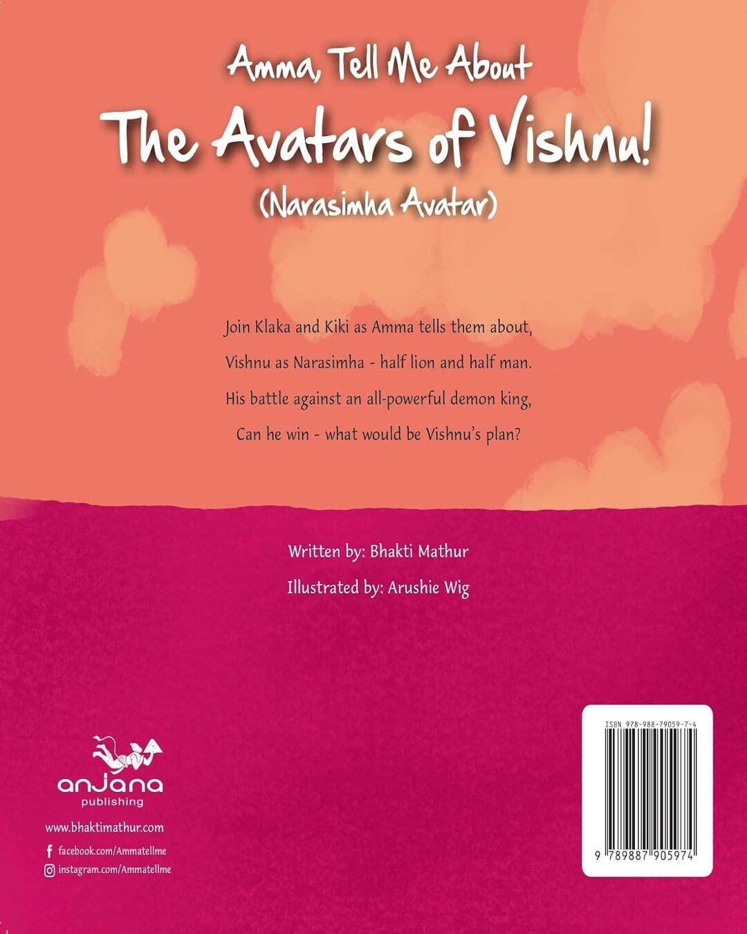 Amma Tell Me About The Avatars Of Vishnu! (Narasimha) by Bhakti Mathur [Paperback]