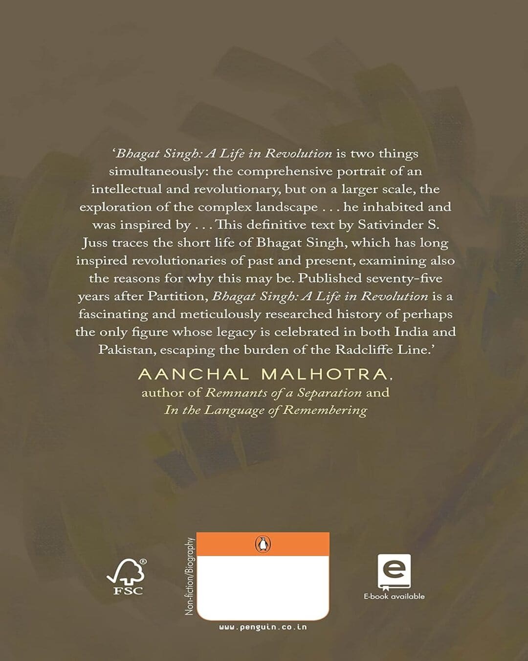 Bhagat Singh: A Life In Revolution by Juss, Satvinder [Hardcover] - versoz.com