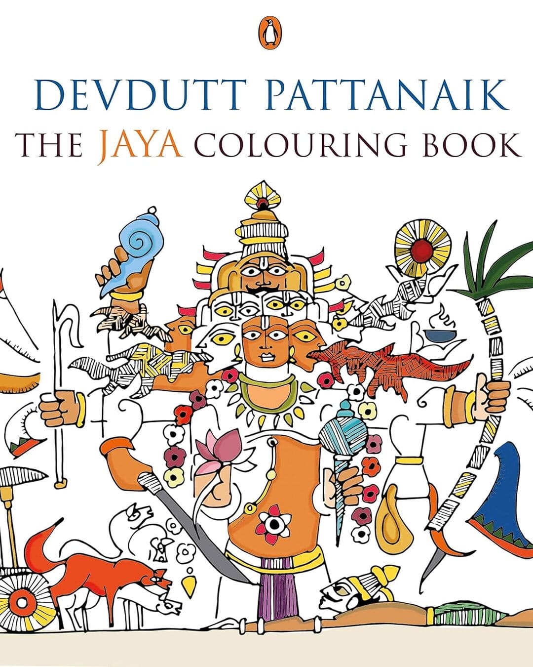 The Jaya Colouring Book by Devdutt Pattanaik [Paperback] - versoz.com