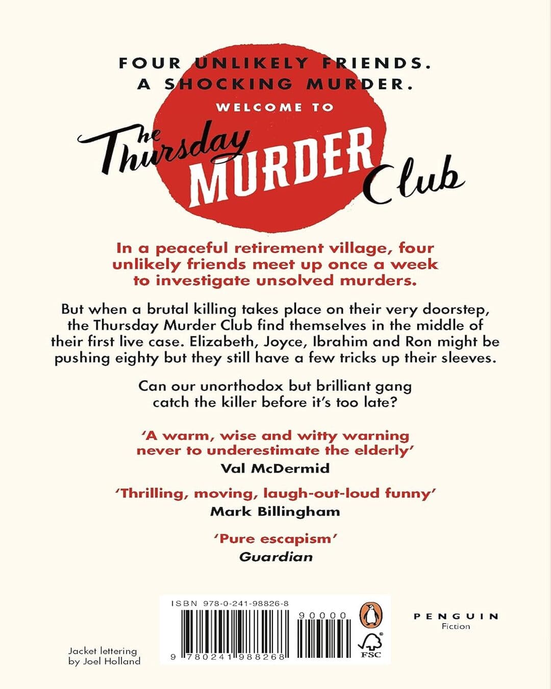 The Thursday Murder Club by Richard Osman [Paperback] - versoz.com