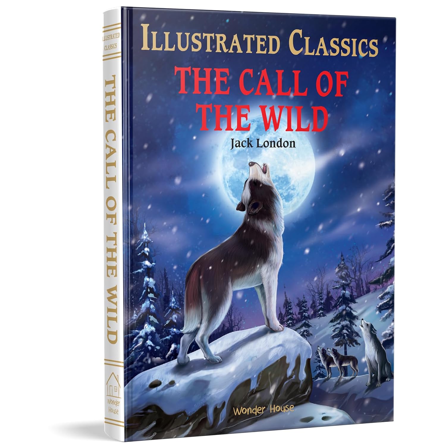 The Call of the Wild : Illustrated Abridged Children Classics English Novel with Review Questions by Jack London [Hardcover] - versoz.com