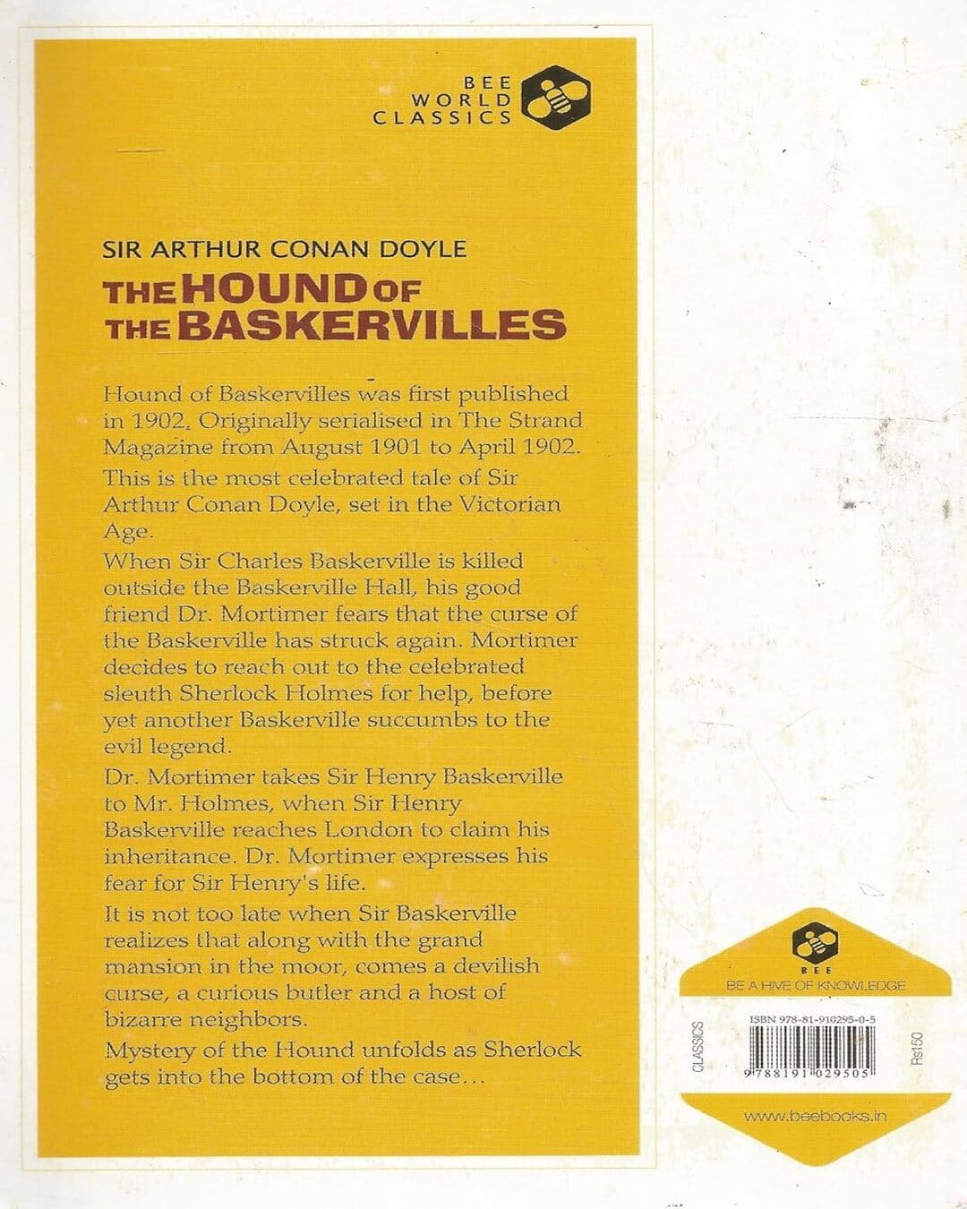 The Hound Of The Baskervilles by Arthur Conan Doyel [Paperback] - versoz.com