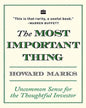 The Most Important Thing: Uncommon Sense for The Thoughtful Investor by Howard Marks [Paperback] - versoz.com