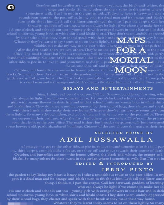 MAPS FOR A MORTAL MOON by Adil Jussawalla| Edited and Introduced by Jerry Pinto [Paperback] - versoz.com