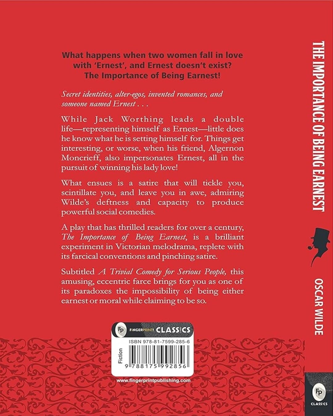 The Importance of Being Earnest by Oscar Wilde [Paperback] - versoz.com