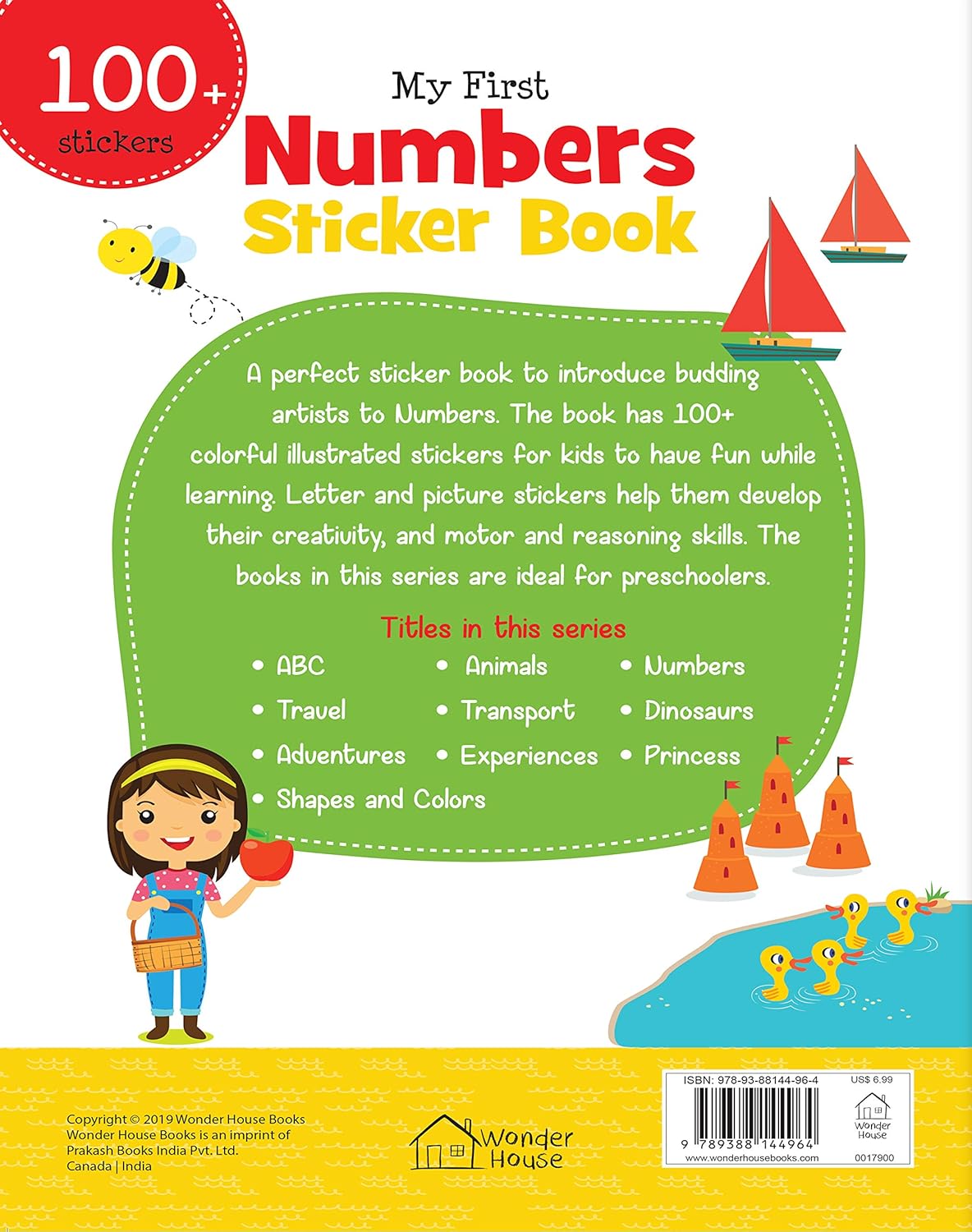 My First Numbers Sticker Book: Exciting Sticker Book With 100 Stickers [Paperback] - versoz.com