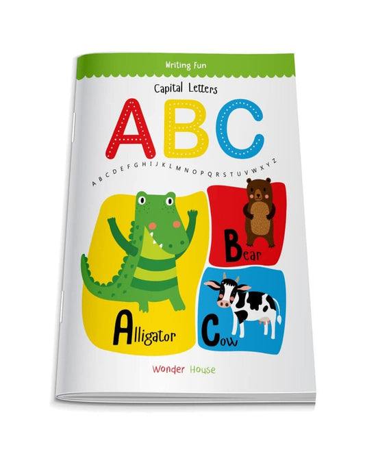 Capital Letters Abc: Write and Practice Capital Letters A to Z Book For Kids (Writing Fun) by Wonder House Books [Paperback] - versoz.com