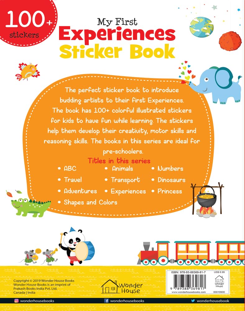 My First Experiences Sticker Book: My first sticker books by Wonder House Books [Paperback] - versoz.com