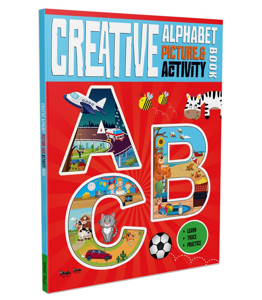 Creative Alphabets Picture and Activity Book by Rahul Dhamija, Sandeep Yadav, Kawarjeet Singh Surya [Paperback] - versoz.com