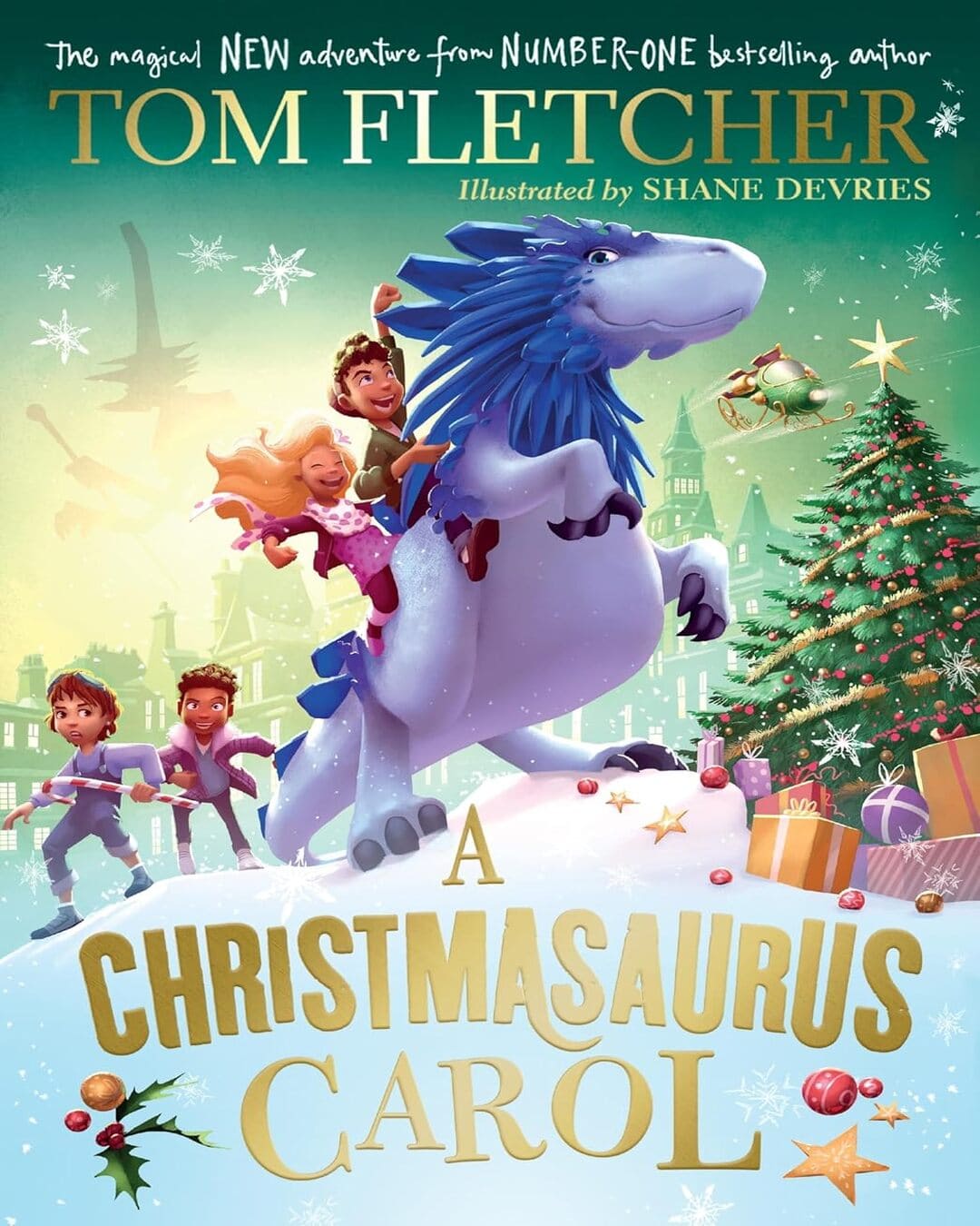 A Christmasaurus Carol by Tom Fletcher, Shane Devries (Illustrator) [Paperback] - versoz.com