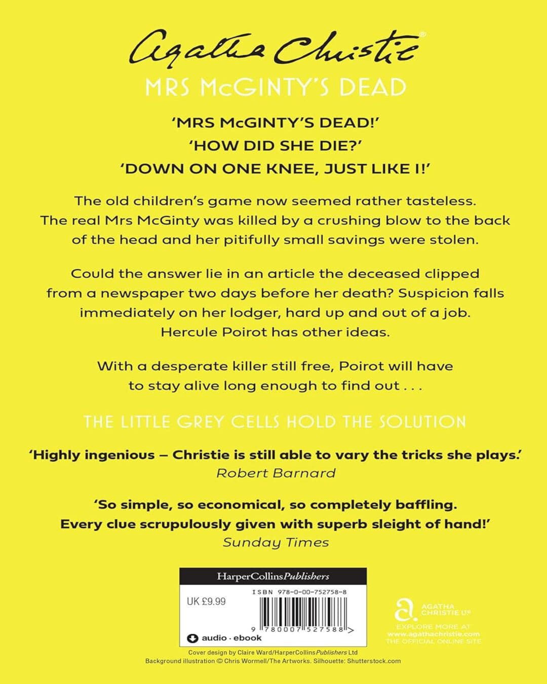 Mrs McGinty’s Dead by Agatha Christie [Paperback] - versoz.com